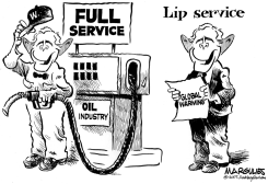 GLOBAL WARMING LIP SERVICE by Jimmy Margulies