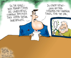MCCAINS NEW JOB  by Gary McCoy