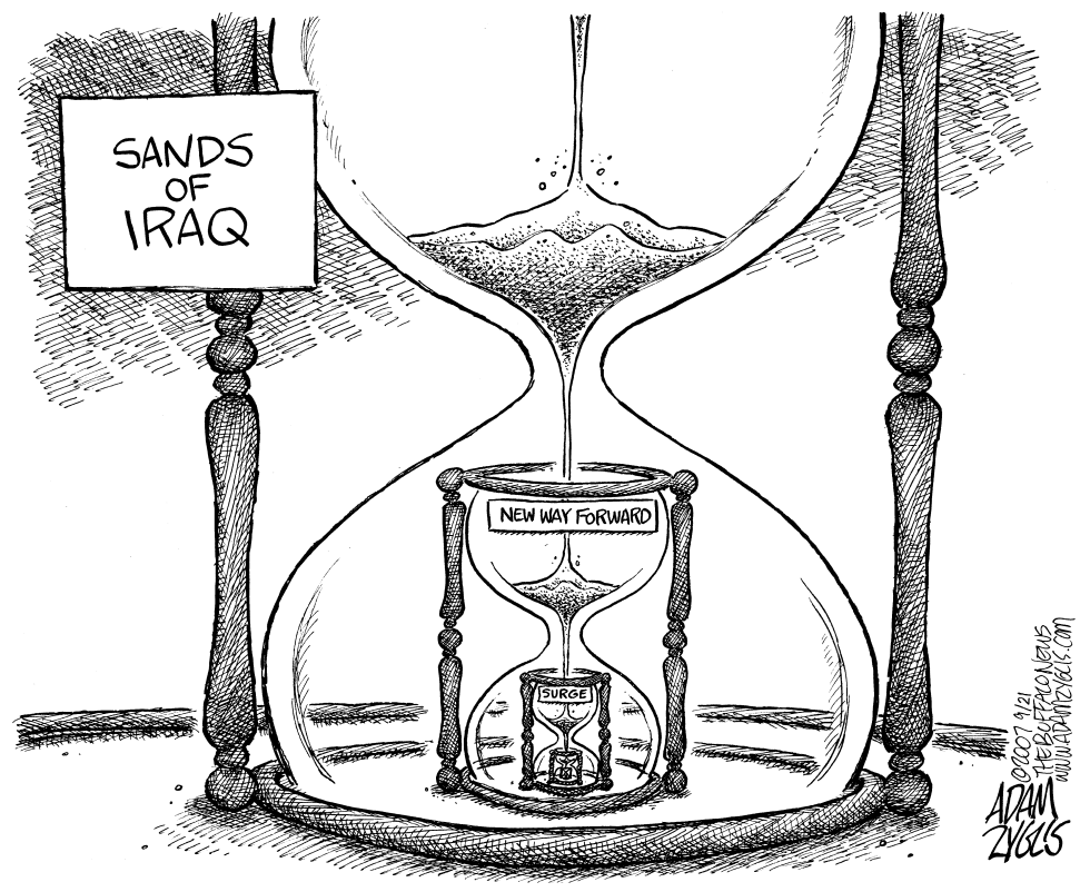  SANDS OF IRAQ by Adam Zyglis