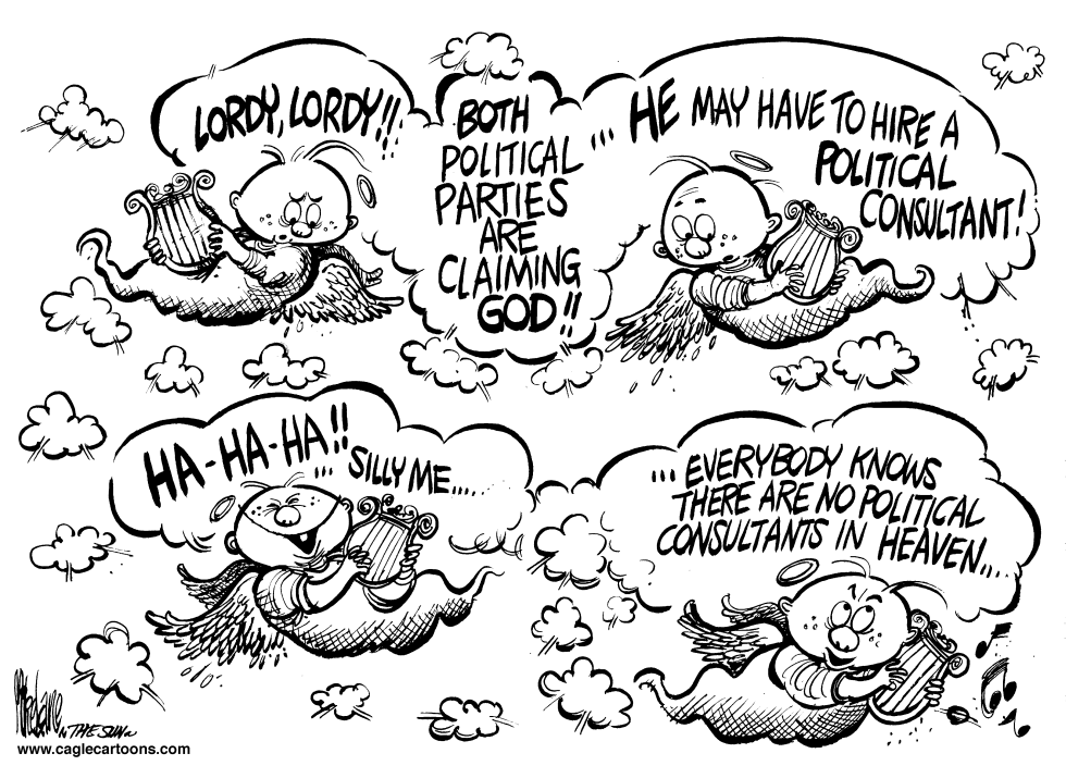  POLITICAL CONSULTANTS IN HEAVEN by Mike Lane