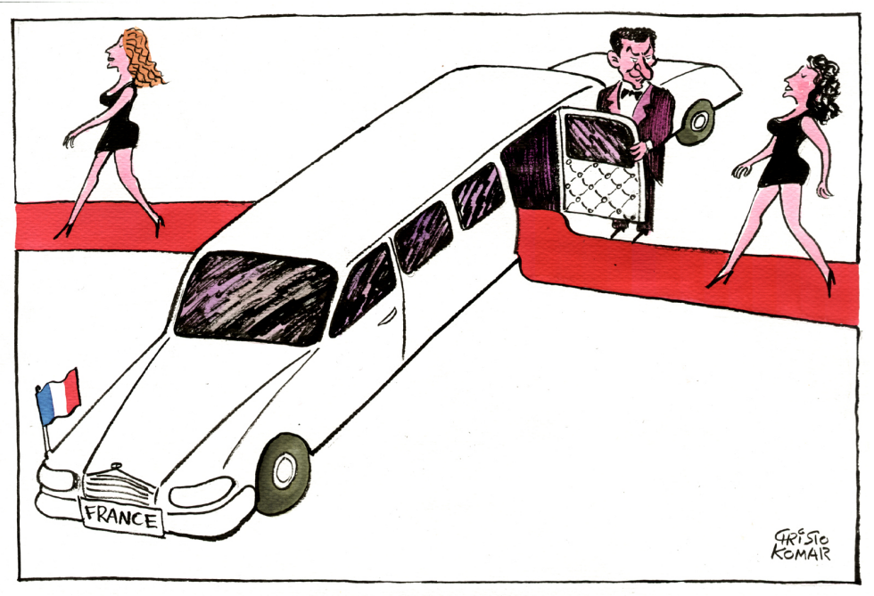 Sarkozy's limo - COLOR