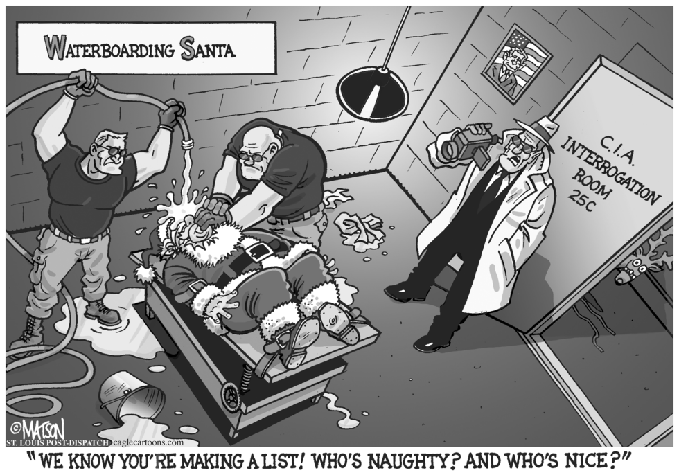 Waterboarding Santa