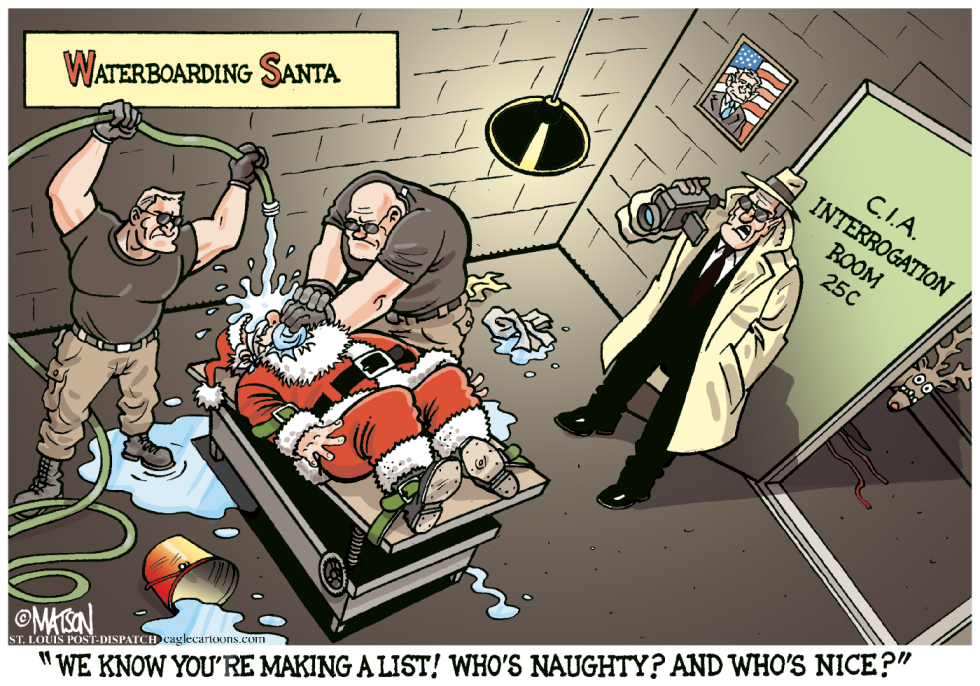 Waterboarding Santa-COLOR
