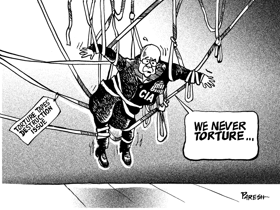 CIA caught in torture tapes