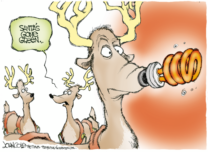 Santa goes green