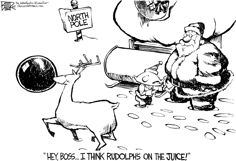 Rudolph the Roid-Nosed Reindeer