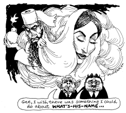 BENAZIR BHUTTO by Sandy Huffaker