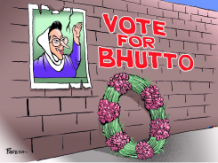 VOTE FOR BENAZIR BHUTTO - by Paresh Nath