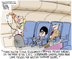 LOCAL-IL GOV BLAGOS AIRLINES  by Gary McCoy