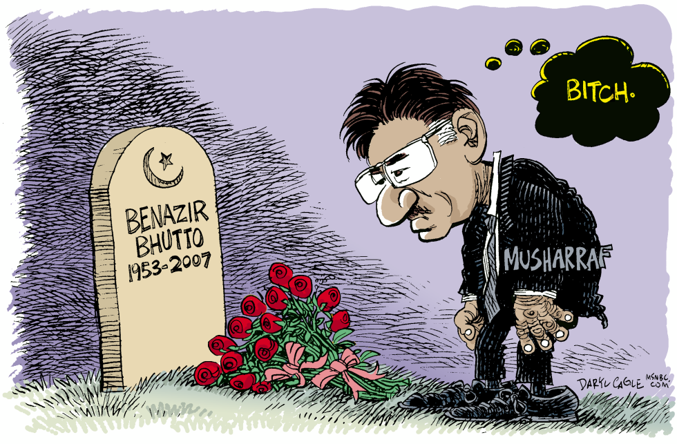 Bhutto Death and Musharraf Color