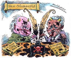 NEW COLUMNISTS by Sandy Huffaker