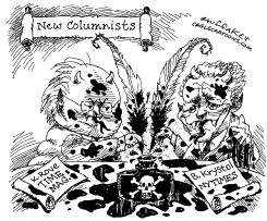 NEW COLUMNISTS by Sandy Huffaker