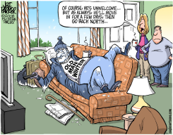 LOCAL SOUTHEAST OLD MAN WINTER CAMPS OUT by Jeff Parker