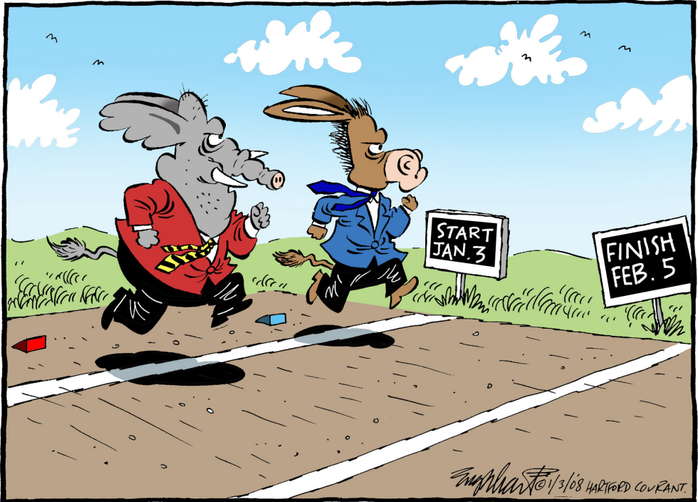  PRIMARY SEASON  by Bob Englehart