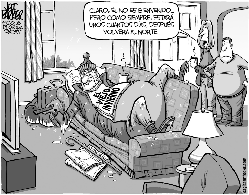 El Viejo Invierno llega para acampar