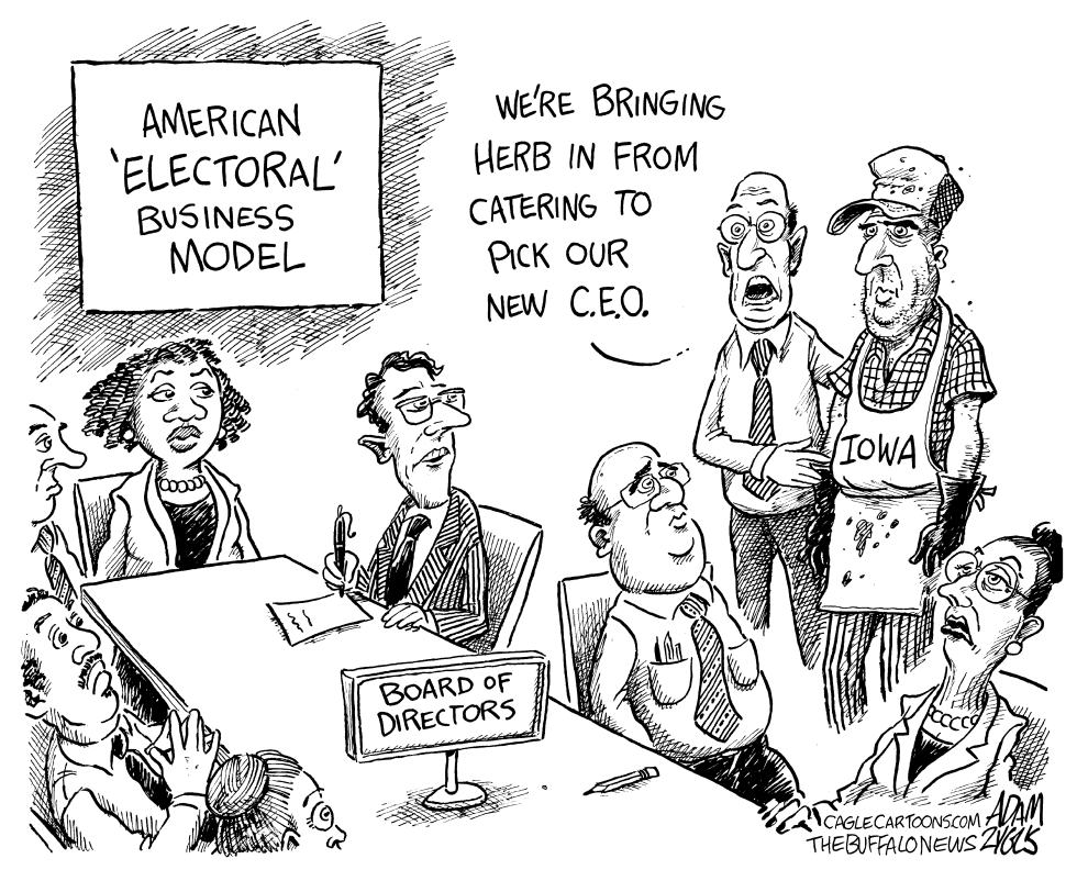  ELECTORAL SYSTEM by Adam Zyglis