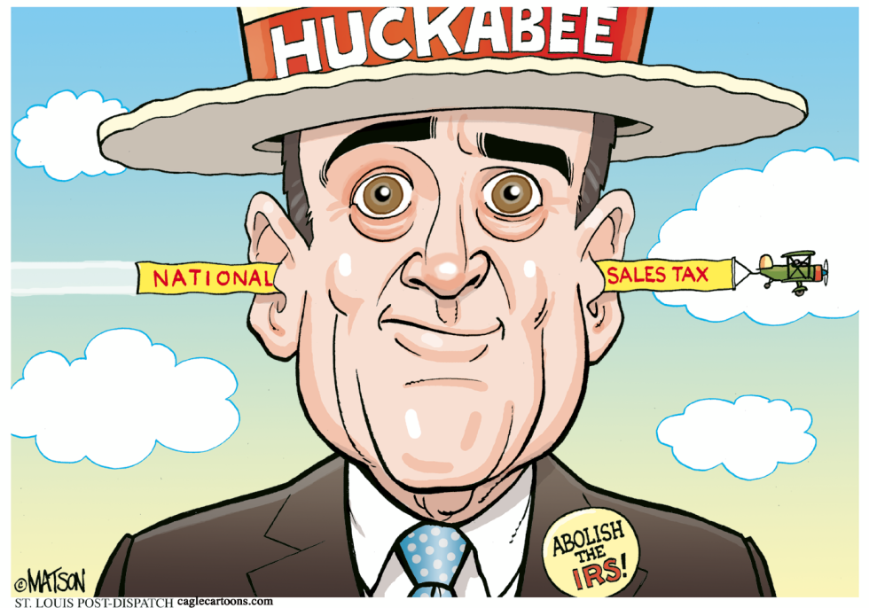 Huckabee's Plan To Abolish The IRS-COLOR