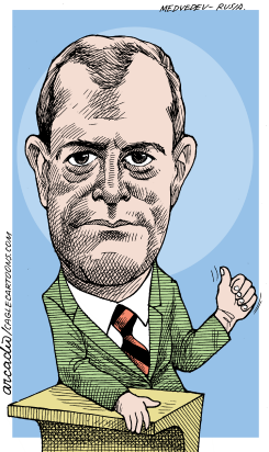 MEDVEDEV RUSSIA   by Arcadio Esquivel