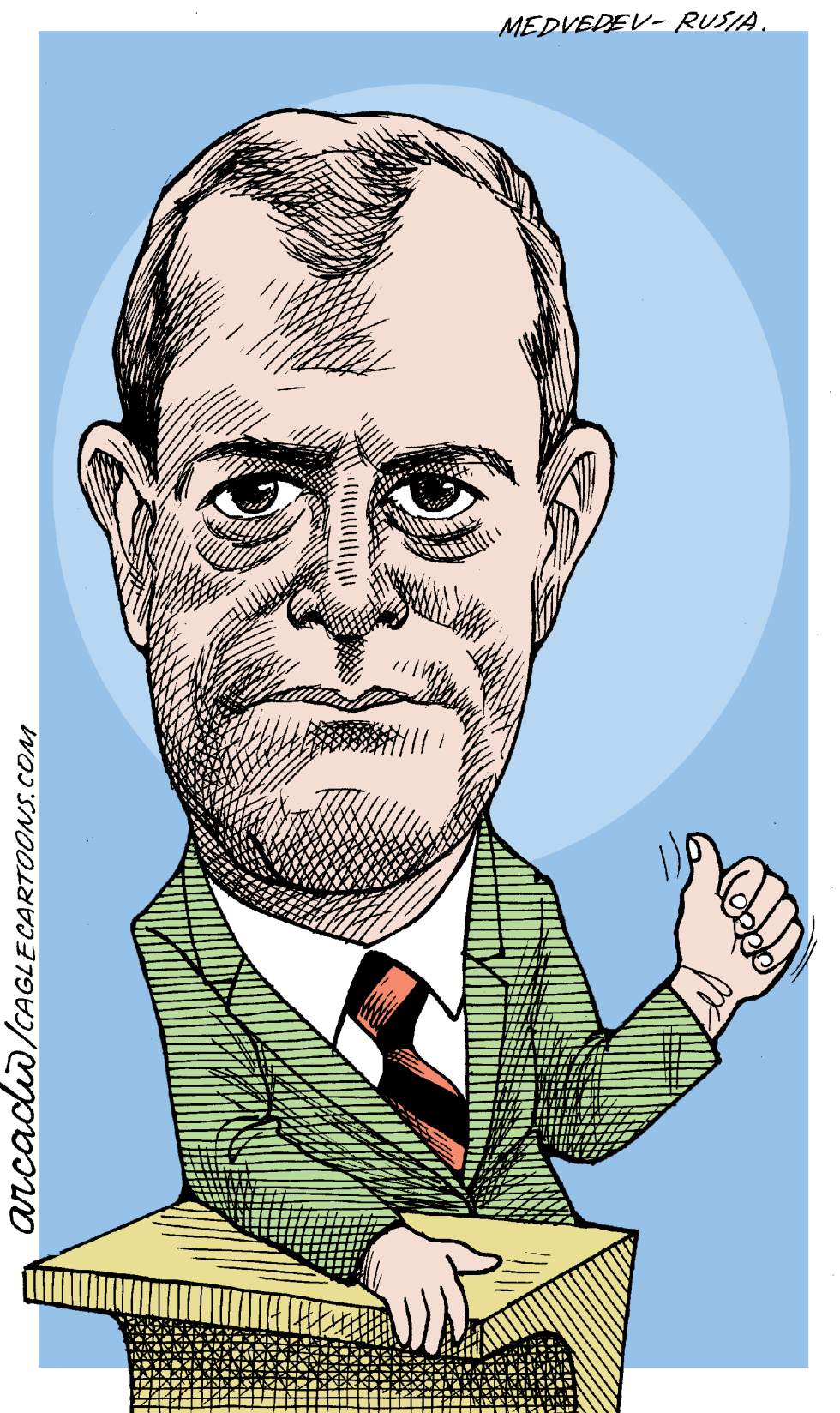 Medvedev Russia -- COLOR