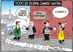 ELECCIONES PRIMARIAS EN NEW HAMPSHIRE /  by Bob Englehart