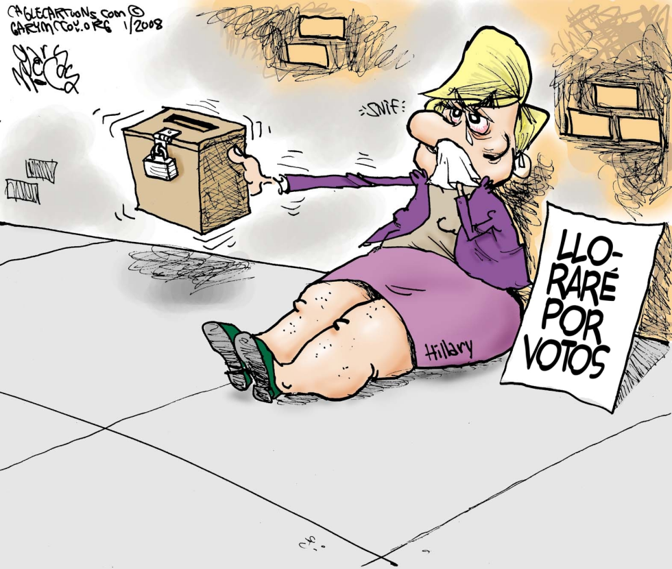 Hillary llora / COLOR