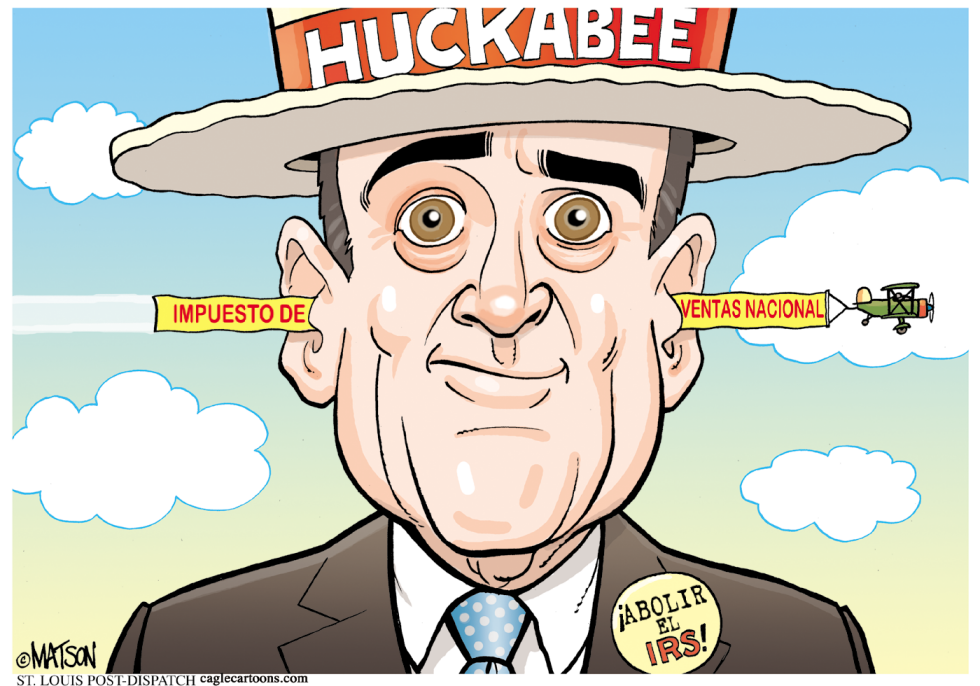  EL PLAN DE HUCKABEE PARA ABOLIR EL IRS  by RJ Matson