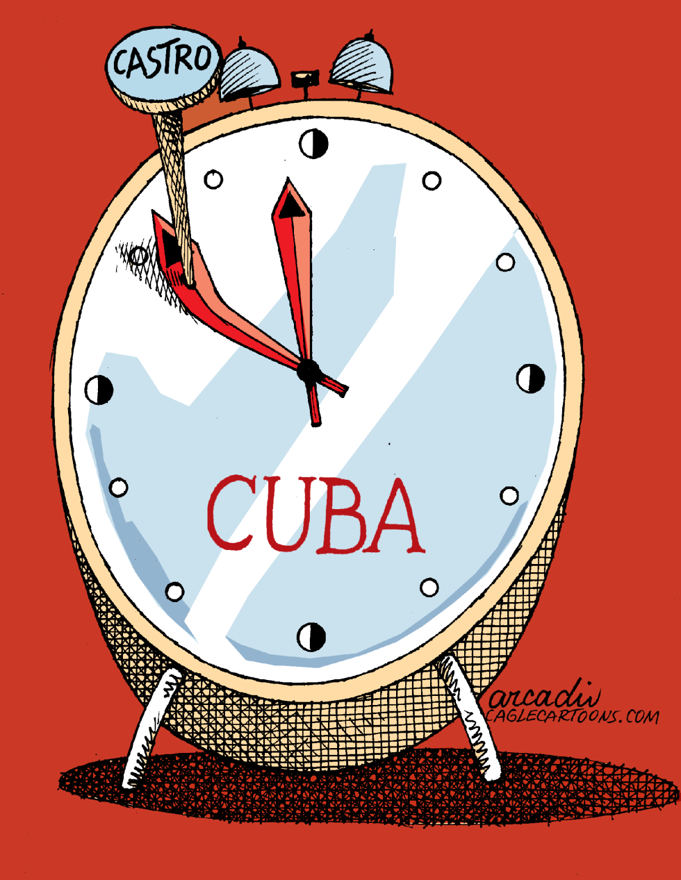 Castro Stops Time in Cuba -- COLOR