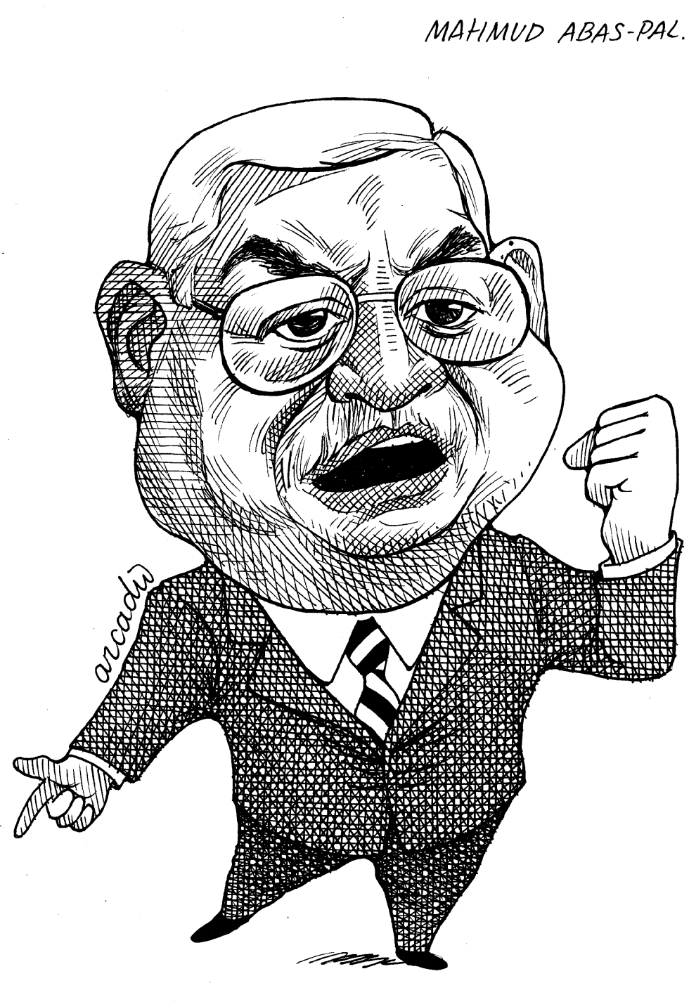  MAHMOUD ABBAS by Arcadio Esquivel