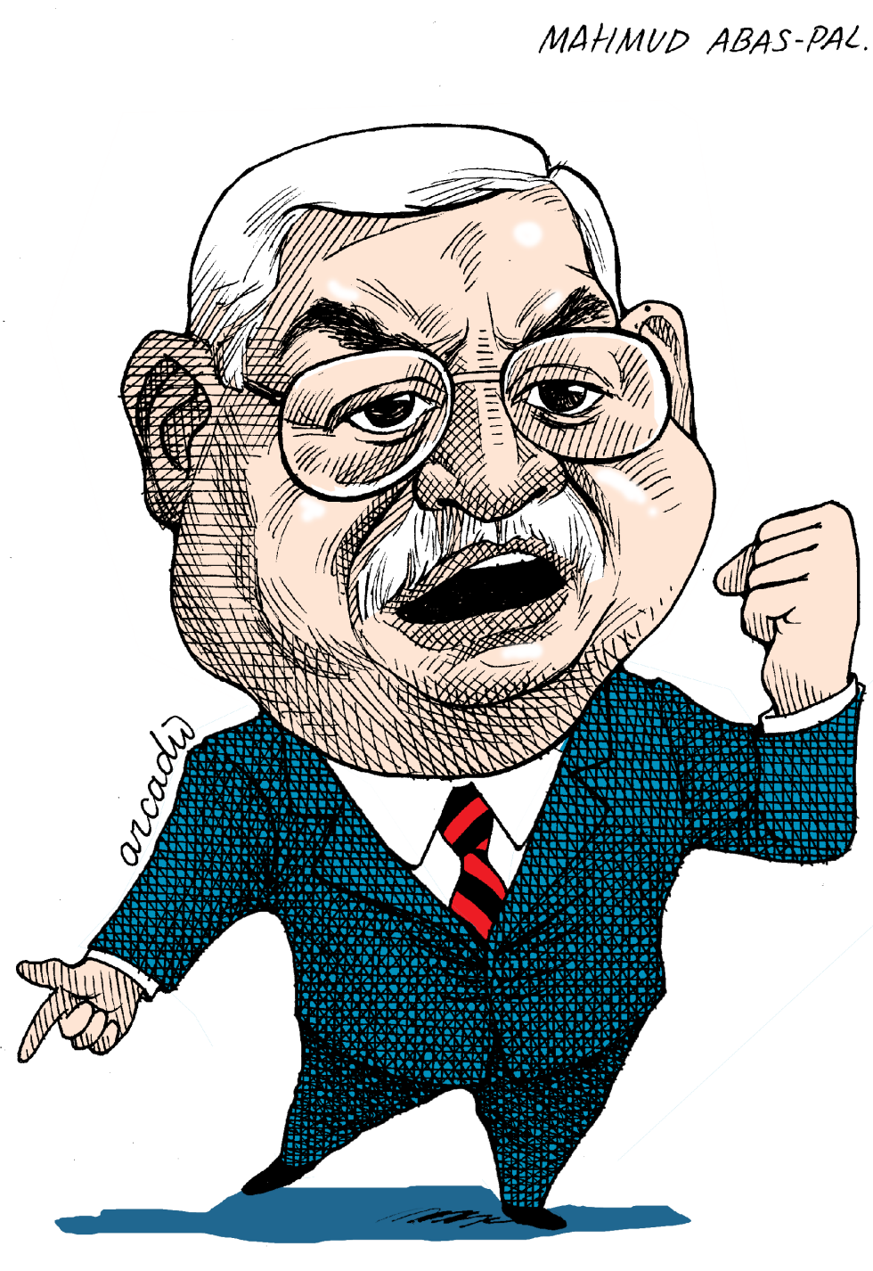  MAHMOUD ABBAS  by Arcadio Esquivel