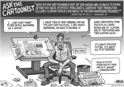 CRYING CARTOONIST by R.J. Matson