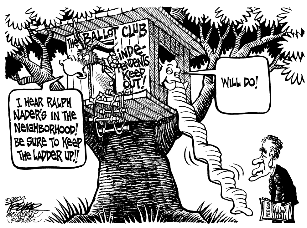 Nader ballot access