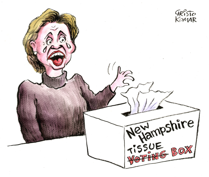 Hillary's crying - COLOR