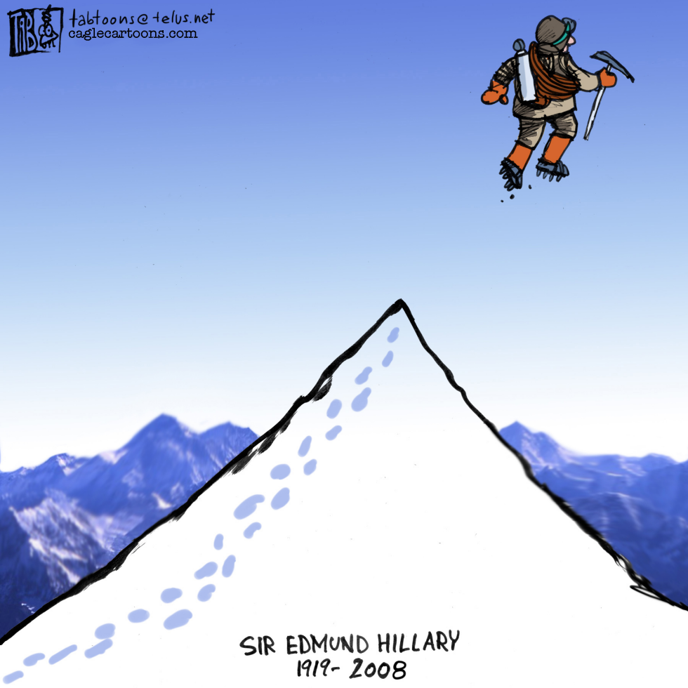 Sir Edmund Hillary - COLOR