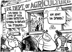 NEW FOOD PYRAMID by John Trever