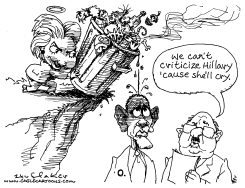 CRITICIZING HILLARY by Sandy Huffaker