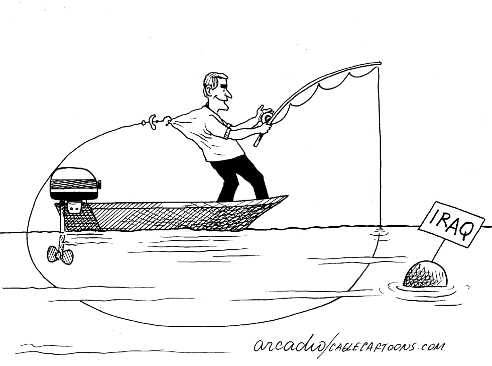 Bush Hooks Himself on Iraq