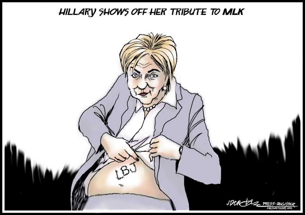 Hillary, LBJ, MLK