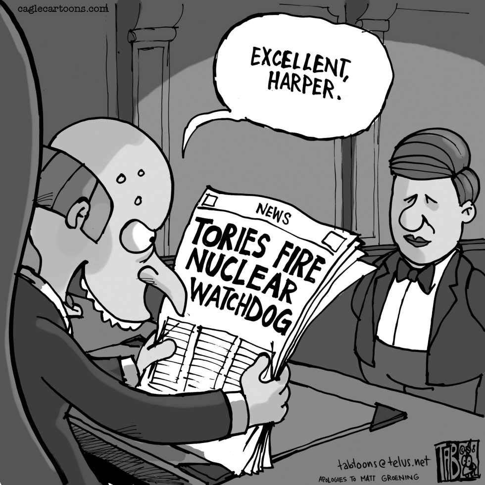 CANADA Mr Burns and Harper