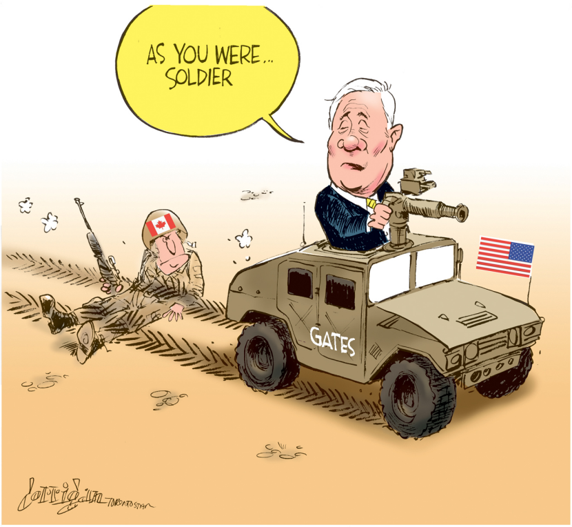Gates disses Nato troops