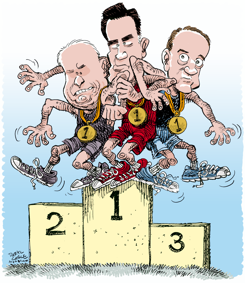 Three in First Place Color