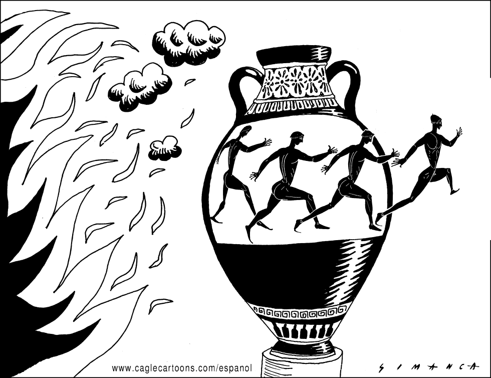 Fire in Greece