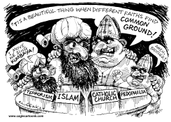 CATHOLIC CHURCH ISLAM 2 by Sandy Huffaker