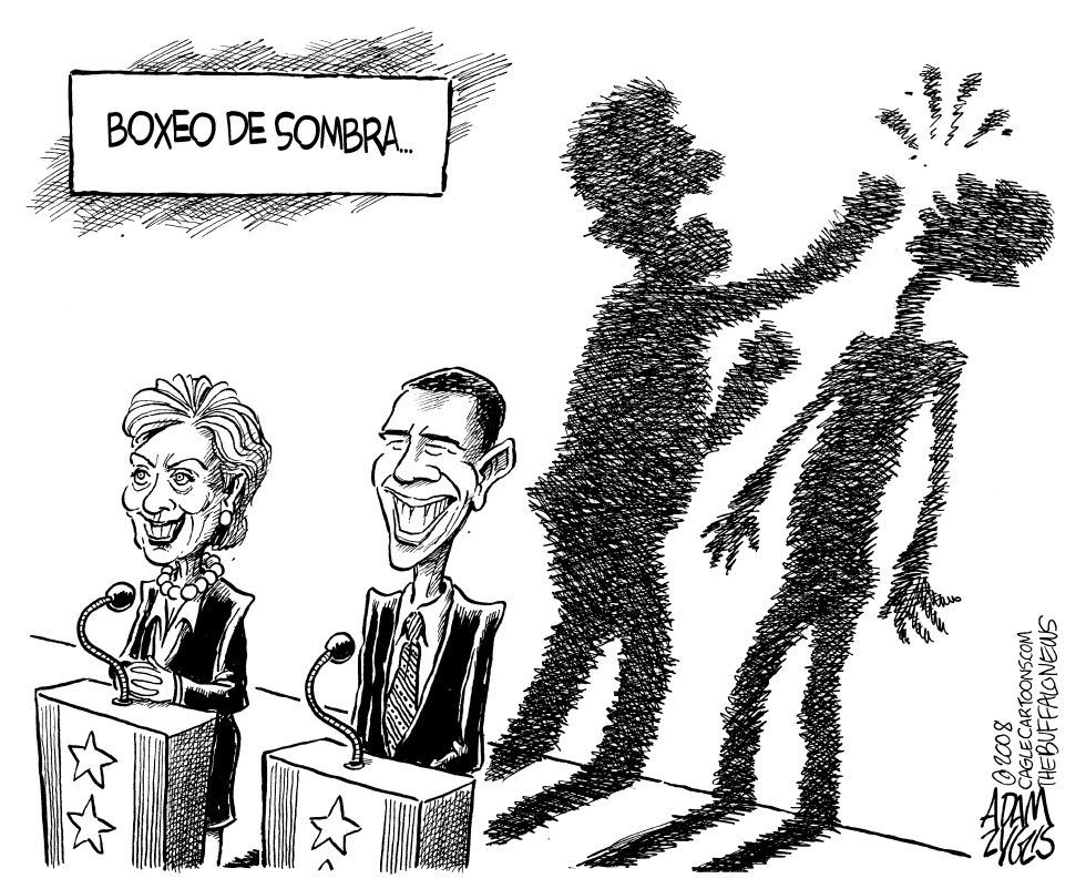 Clinton y Obama