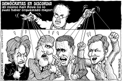 DEMOCRATAS EN DISCORDIA by Monte Wolverton