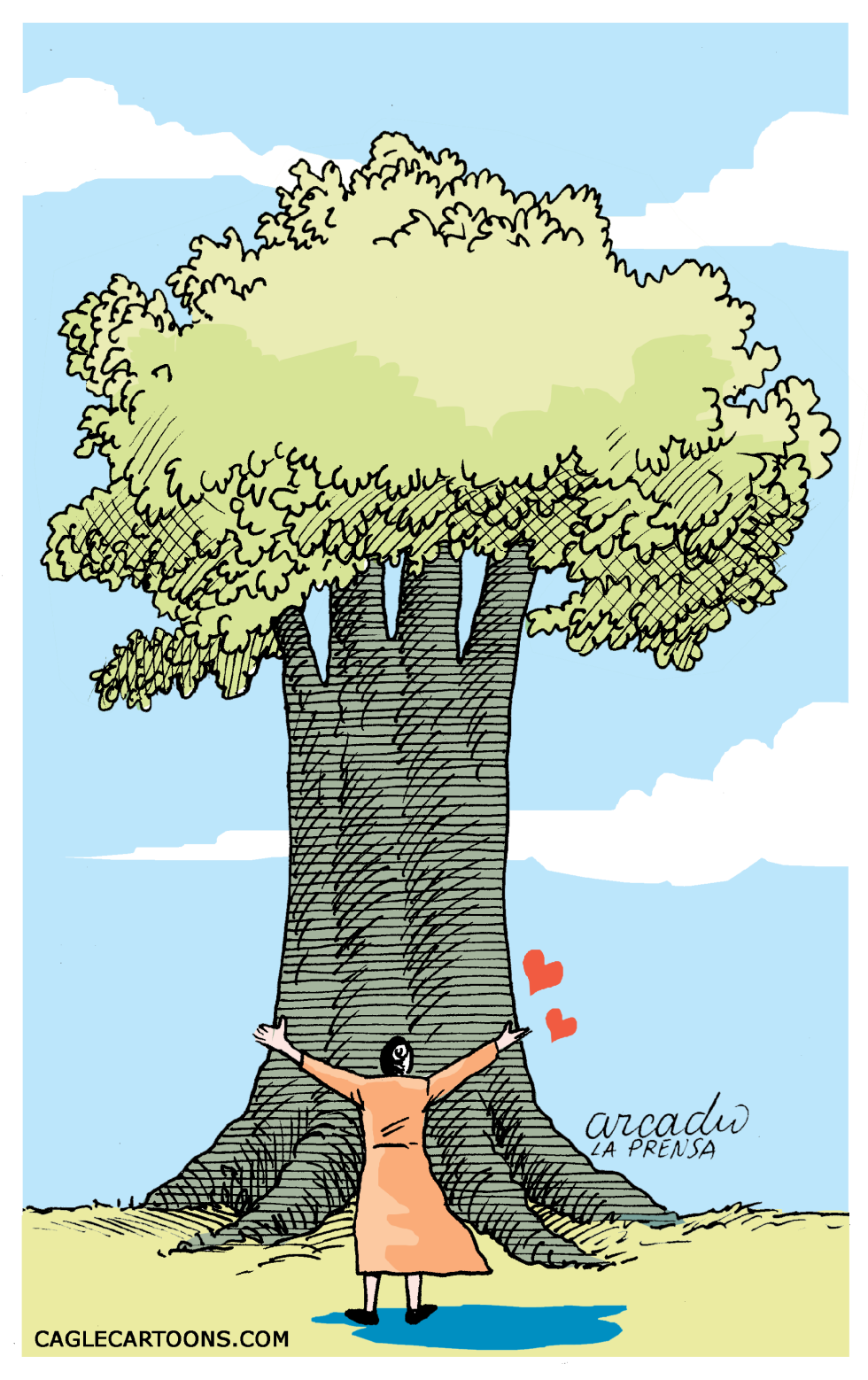  LOVE FOR NATURE  by Arcadio Esquivel