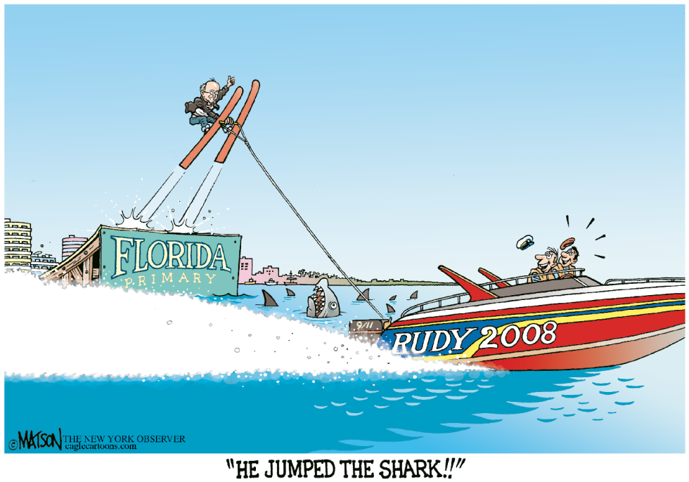 Giuliani Campaign Jumps The Shark-COLOR