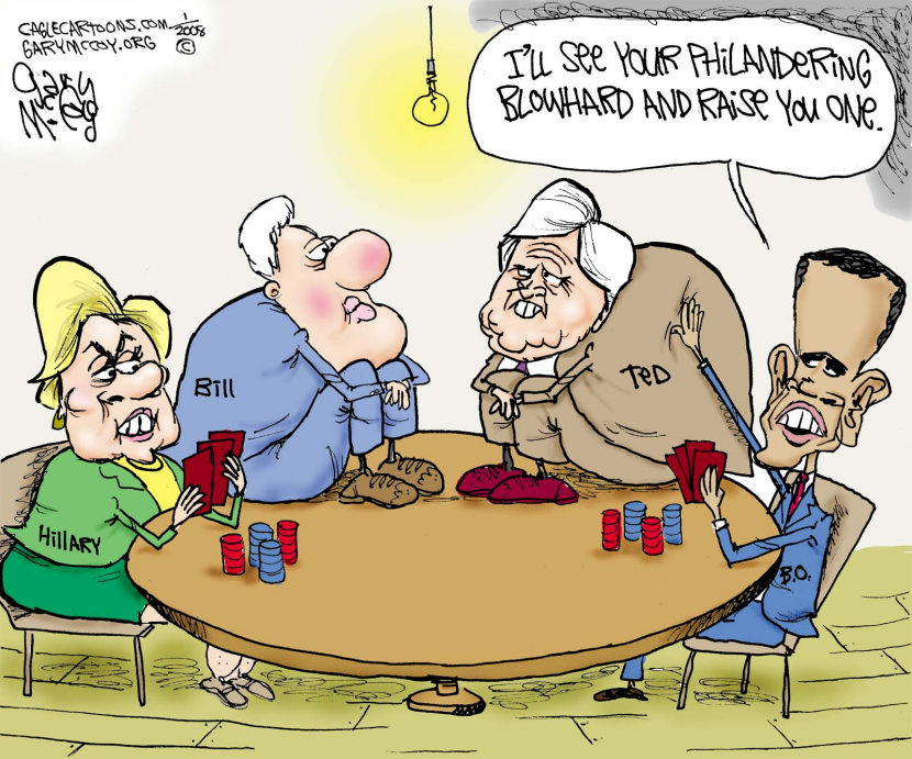 Presidential Poker COLOR