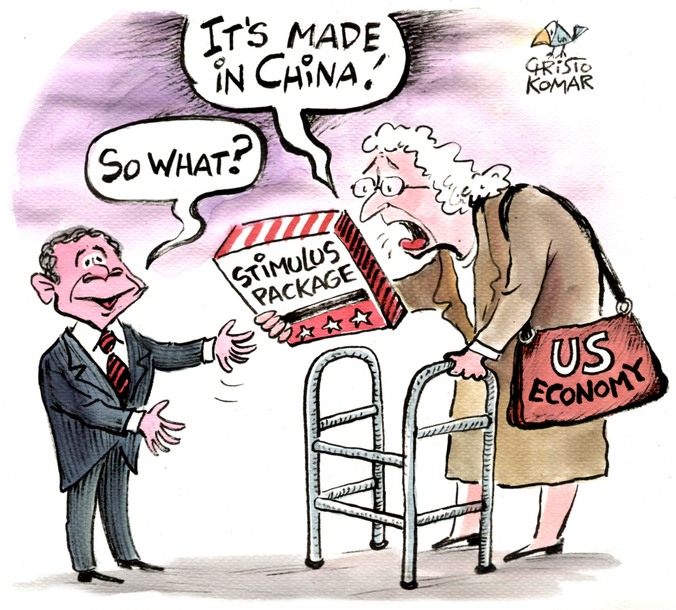 Bush's Helping the elderly - COLOR