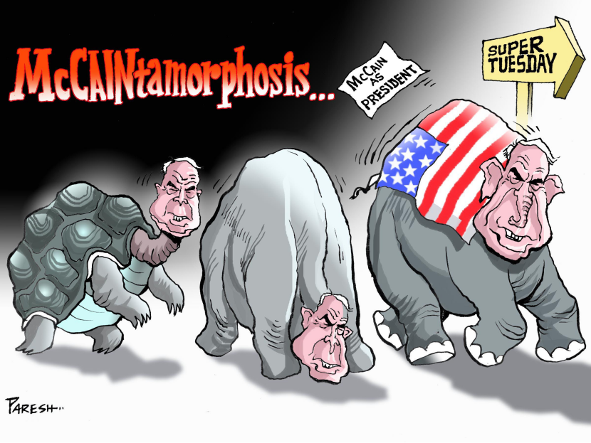 McCain as President colour