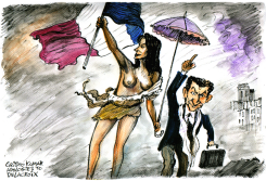 FRENCH PRESIDENT SARKOZY MARRIES CARLA BRUNI -  by Christo Komarnitski